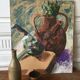 Peinture sur support rigide Nature morte