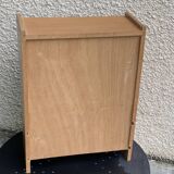 Large wardrobe for storing dolls' clothes and accessories, 2 sliding doors