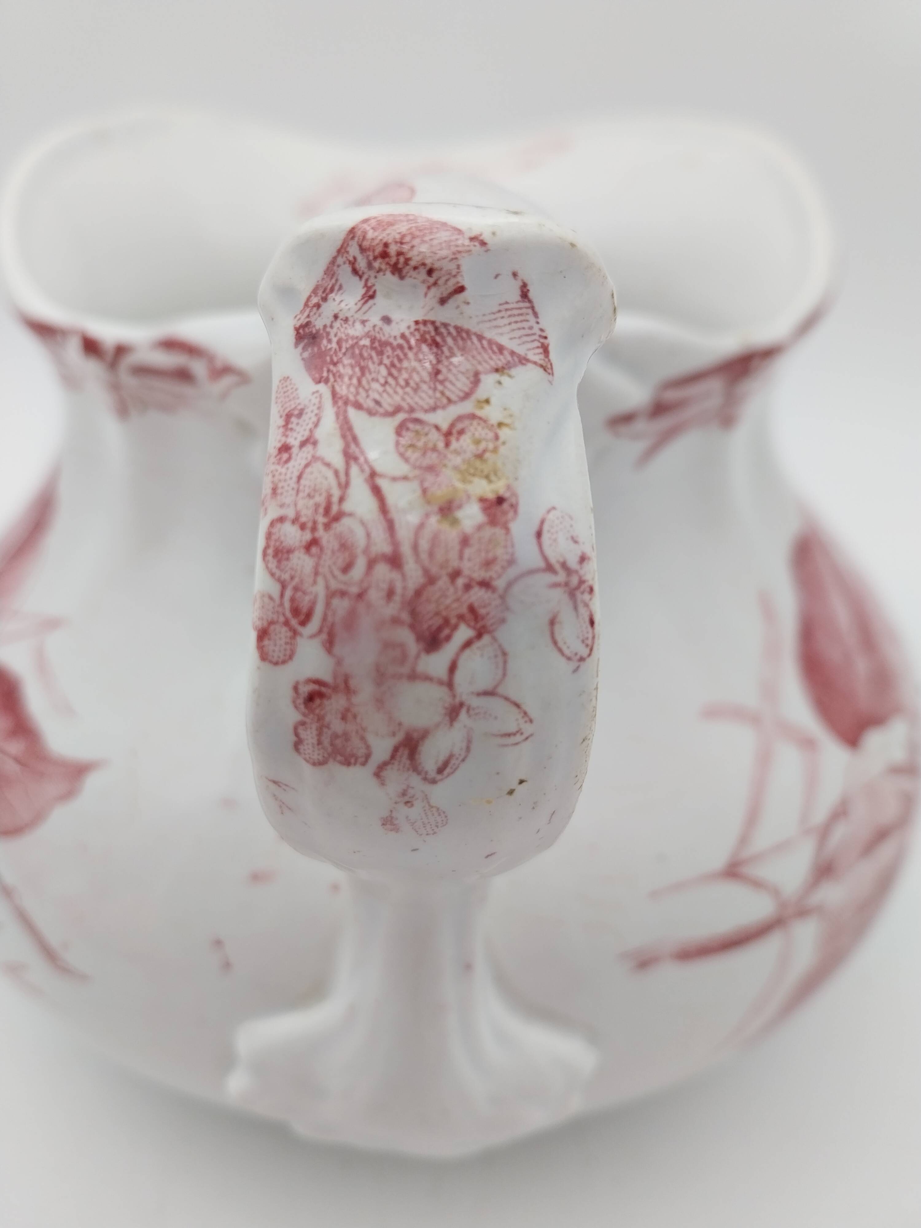 Broc Joufflu Old Pitcher Terre De Fer Creil And Montereau Lilac