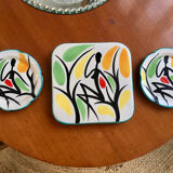 Ceramic trifle by Gabriel Fourmaintraux 1960s