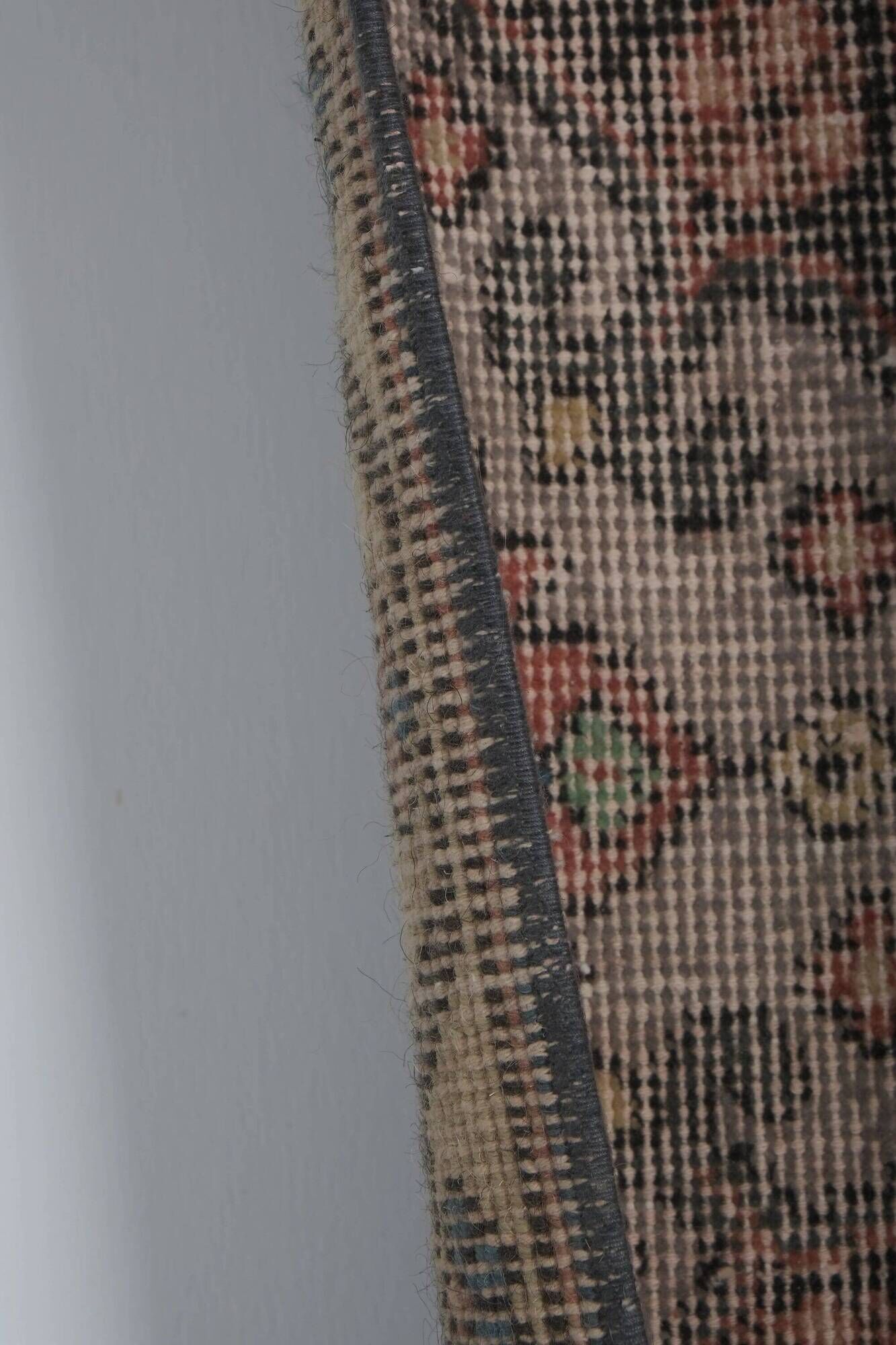Vintage Turkish hallway rug 115x381 cm