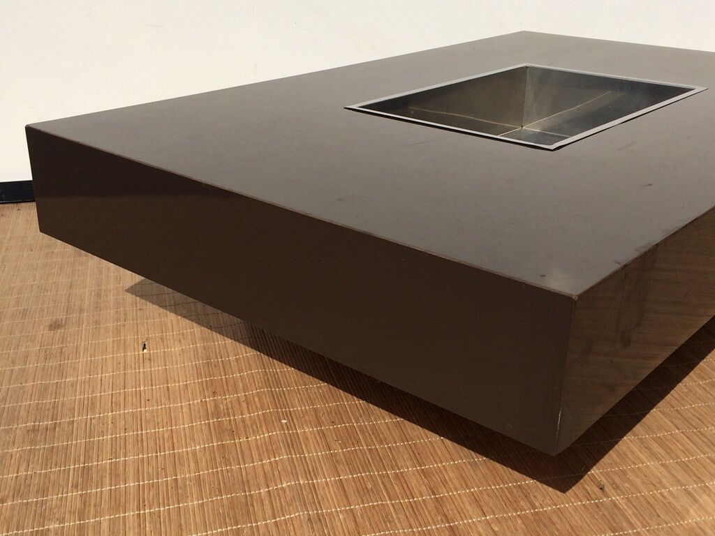 70s vintage lounge bar coffee table