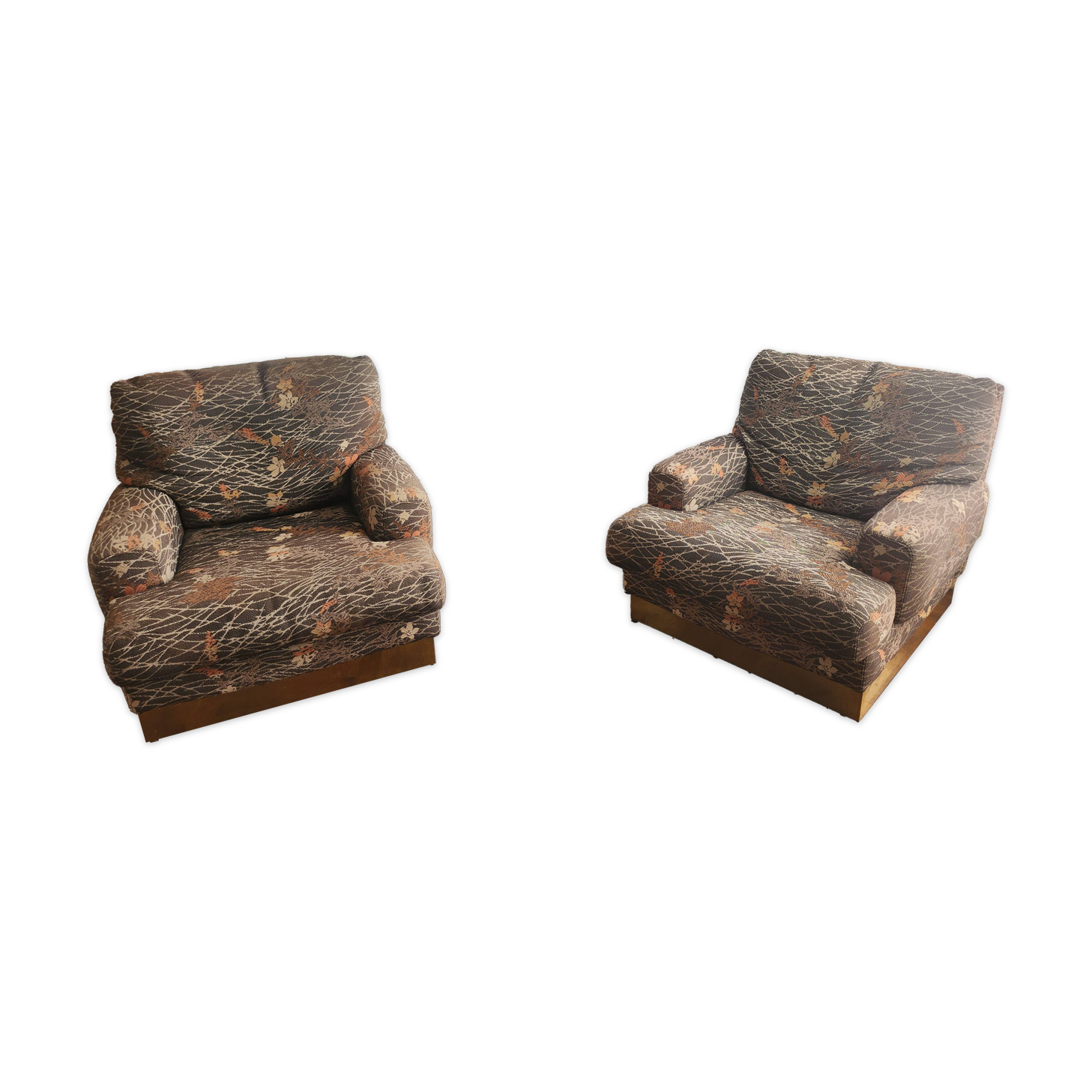 Pair of armchairs Jacques Charpentier – Roche Bobois (1970s)