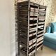 Antique printing furniture with drawers – wood & metal – industrial