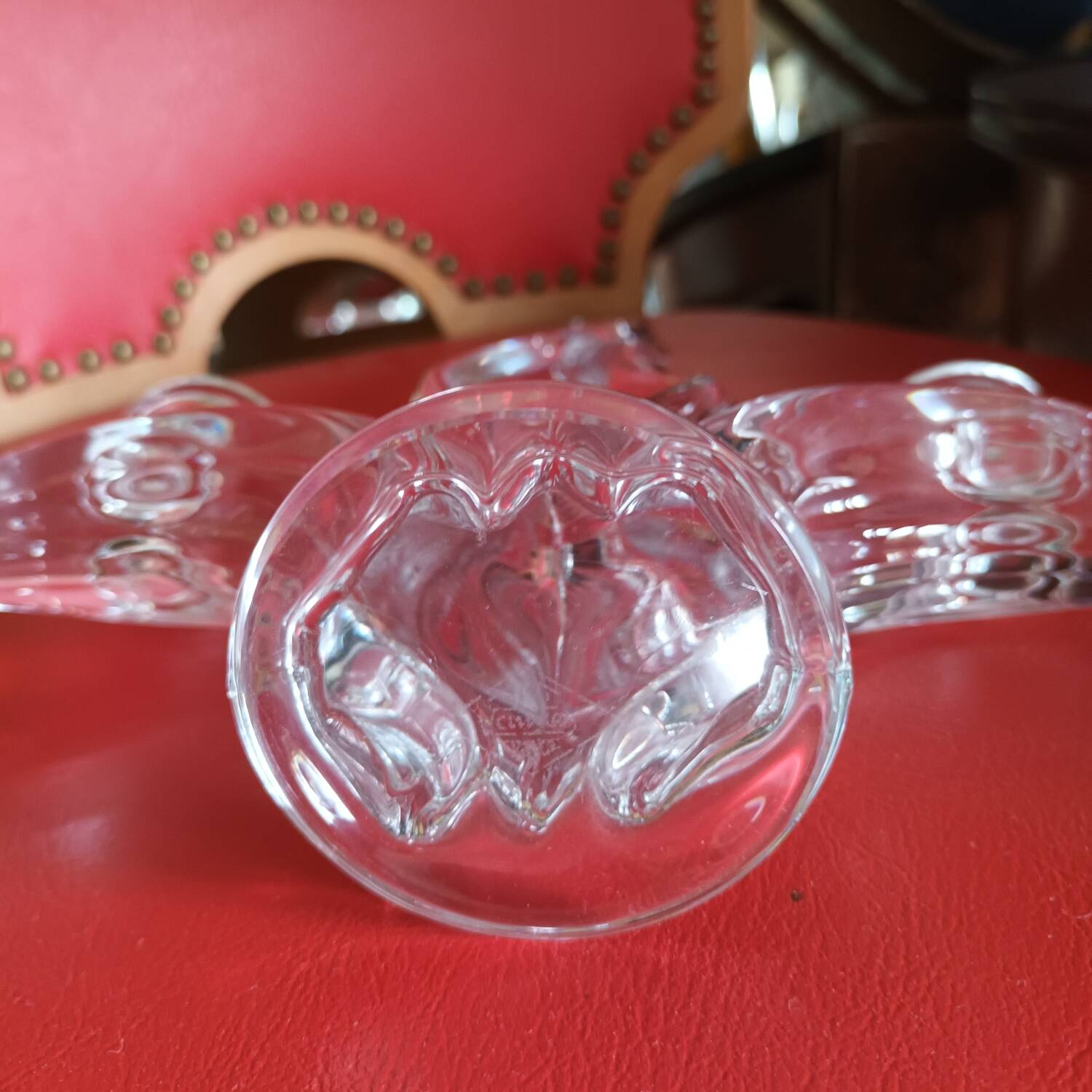 Bougeoir en cristal