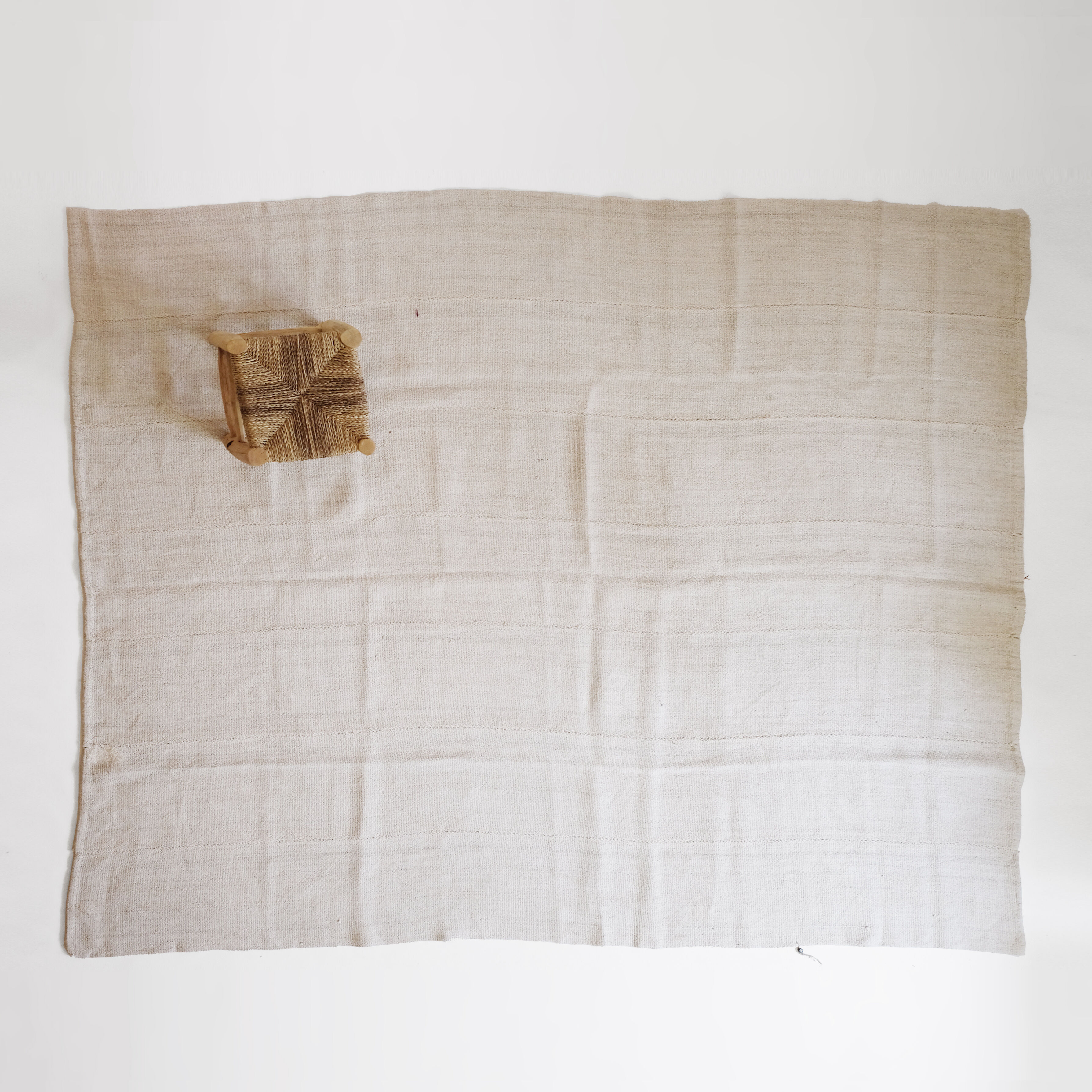 Hemp carpet of Turkish origin, 240 x 190 cm