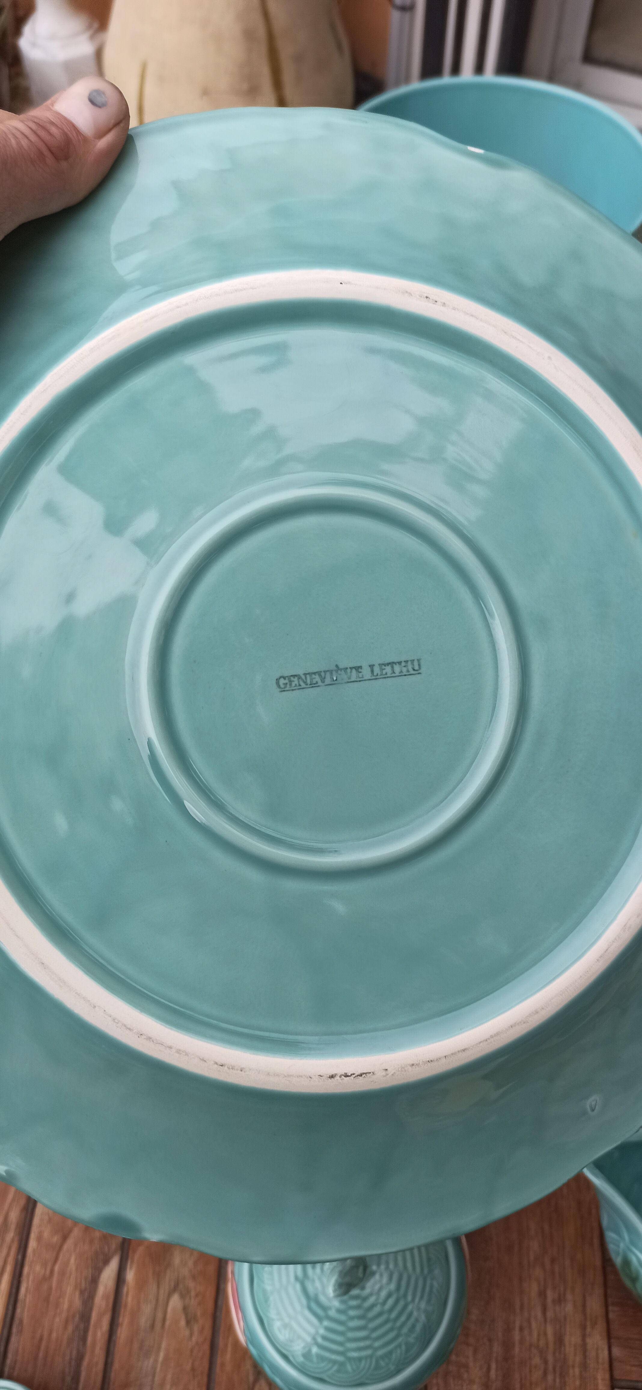 Service 30 pieces slurry Geneviève Lethu