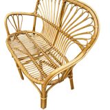 2-seater rattan sofa from the 70s