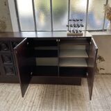 Brutalist sideboard attributed to De Coene, 1970s