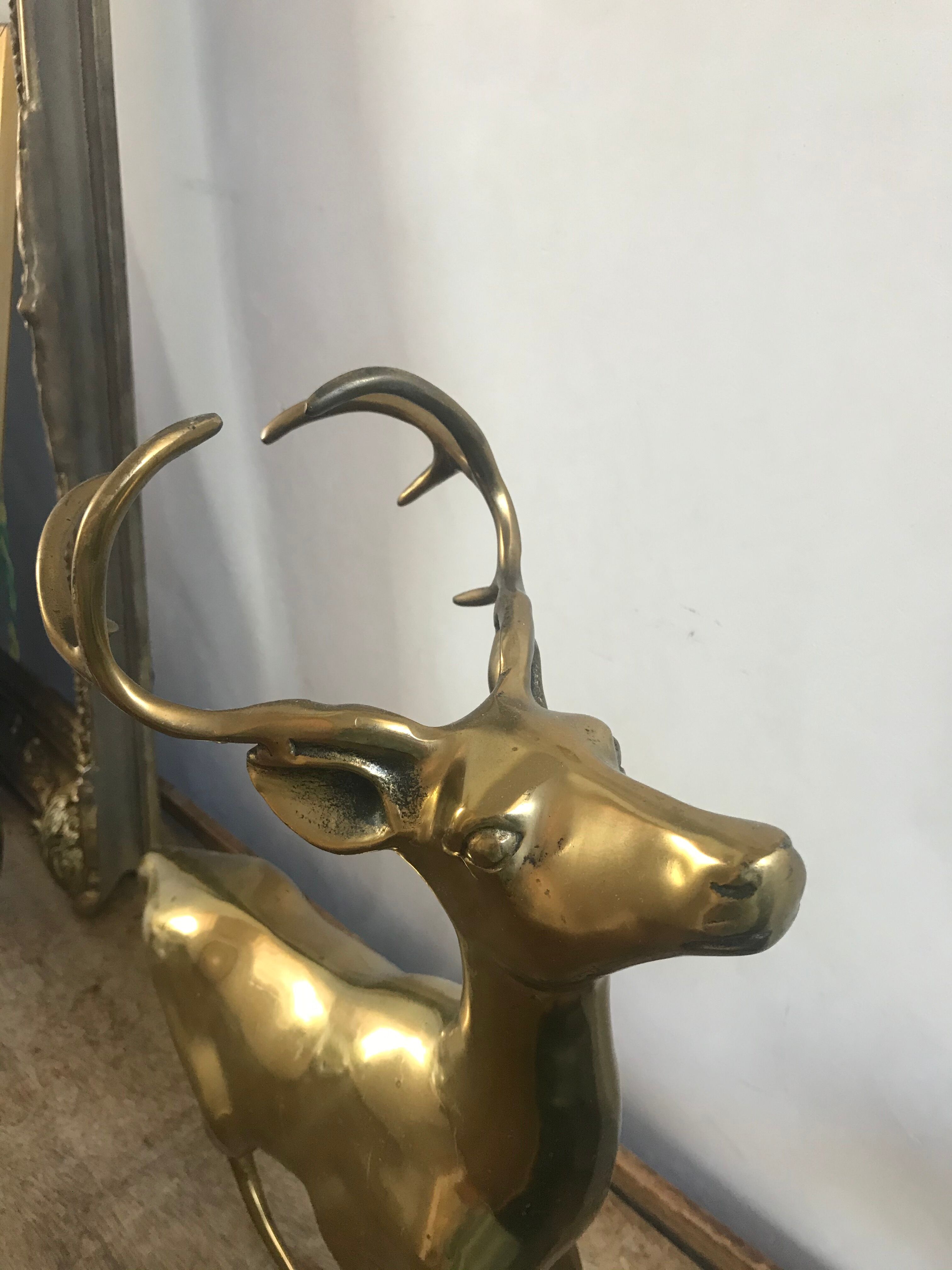 Cerf en laiton