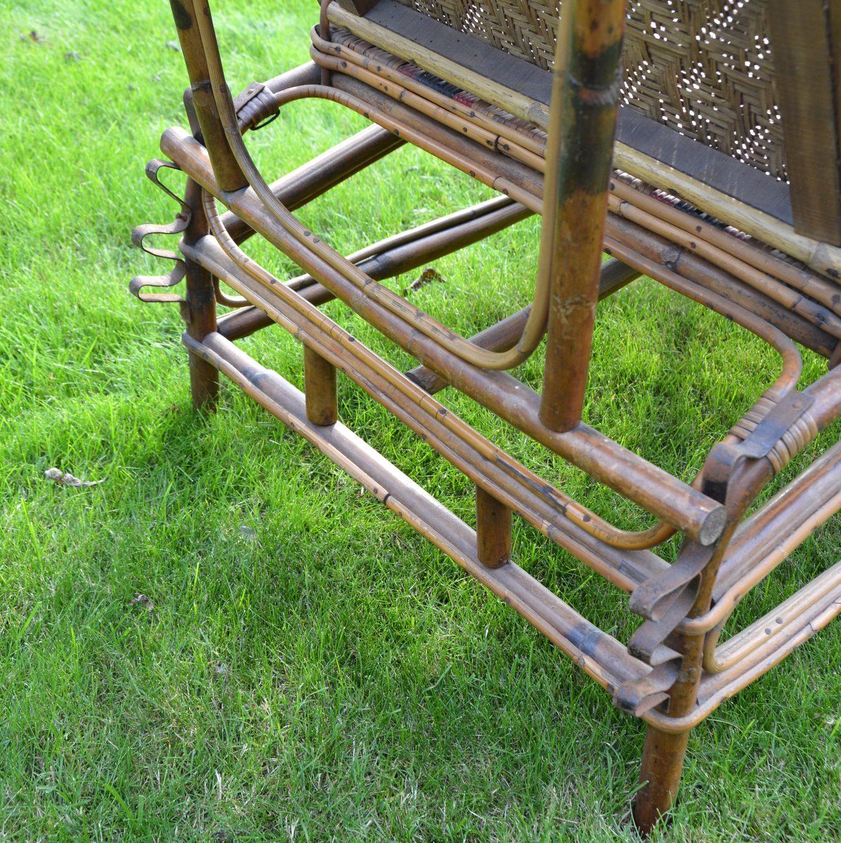 Transat Ancien Art Déco in vintage rattan 1920