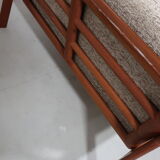 Two-seater sofa in massive teak 60s edition Dyrlund