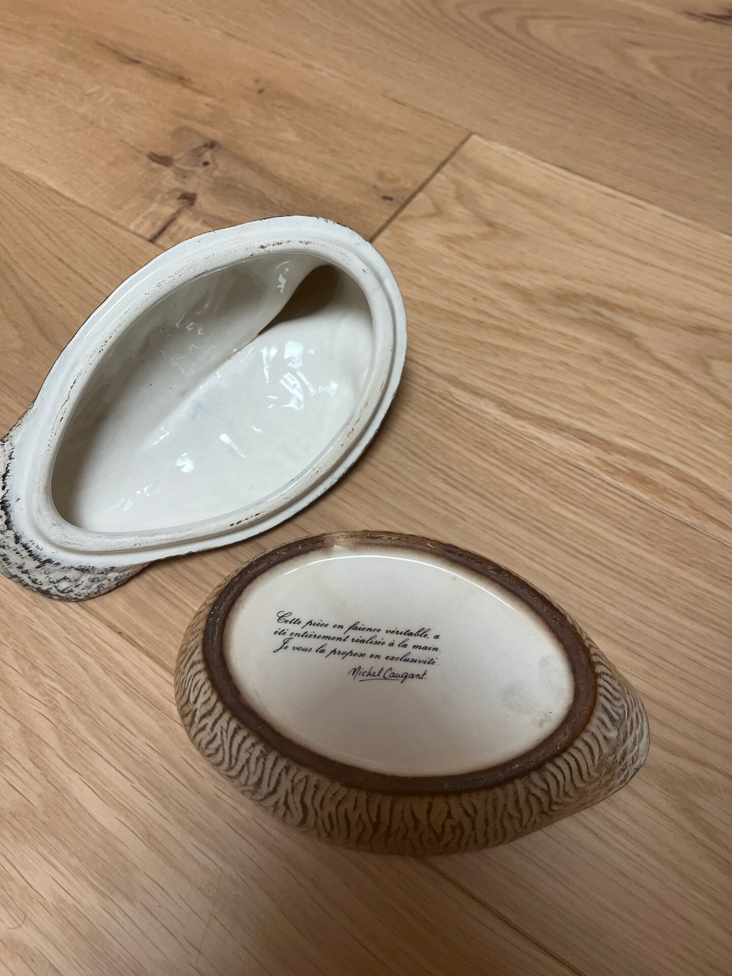 Ceramic terrine woodcock - Michel Caugant