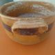 Old terracotta casserole
