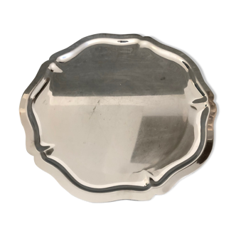 Round serving dish, stainless steel, an. 70/80