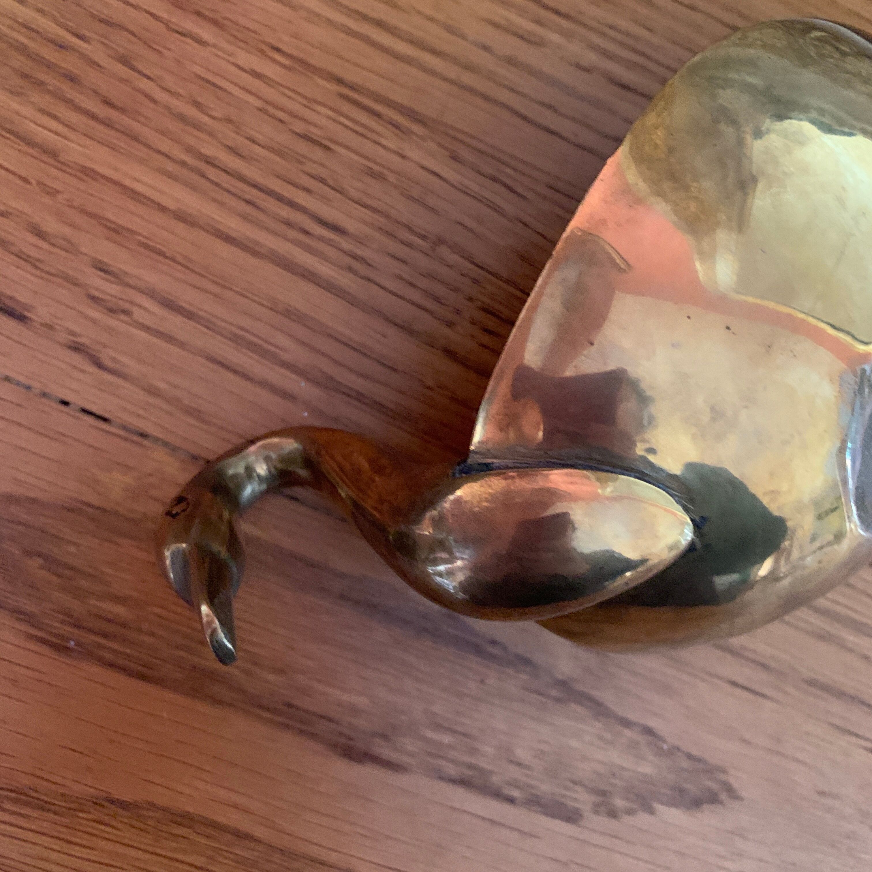 Brass swan