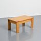 Pine coffee table Les Arcs, circa 1970