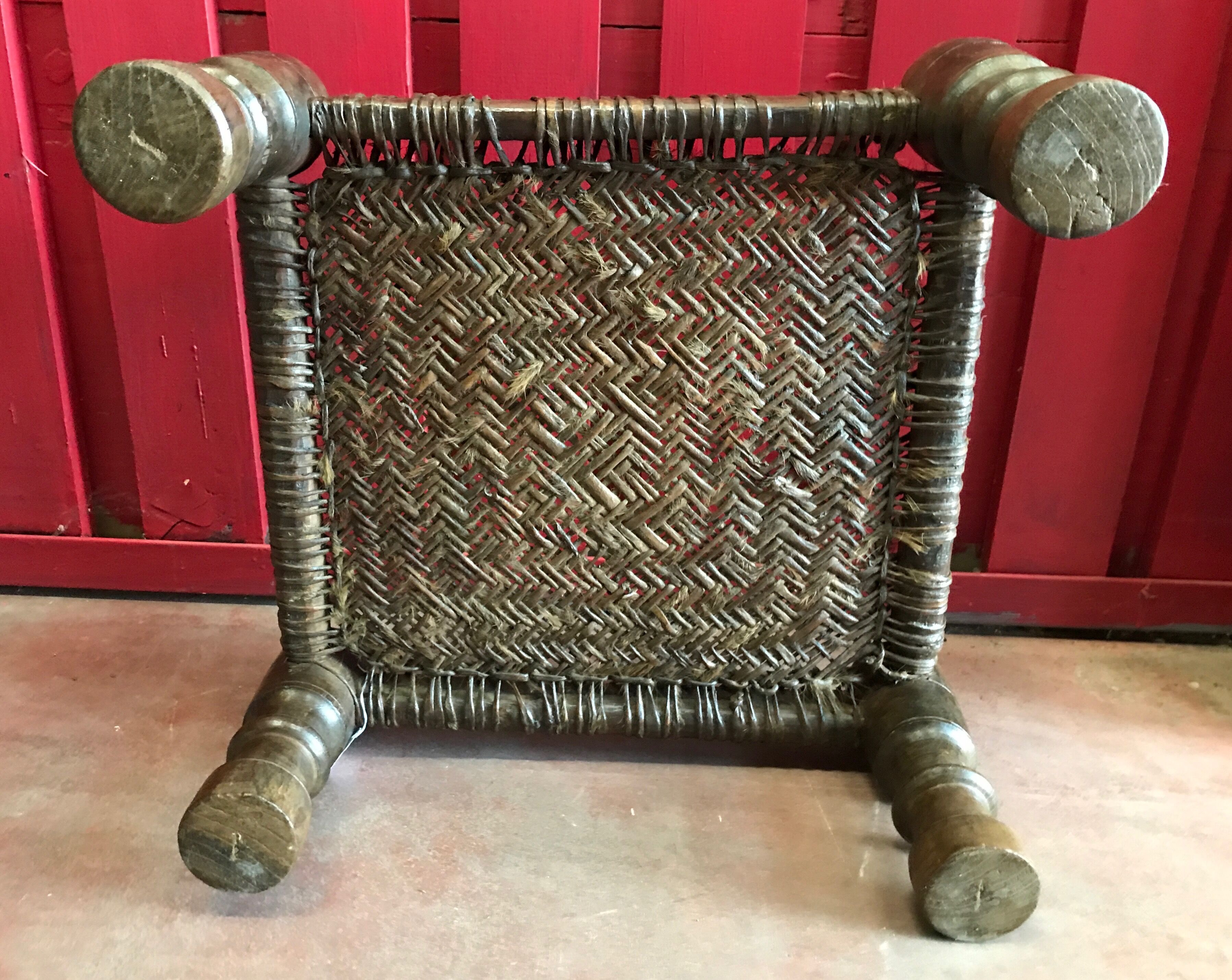 Ethnic stool, Pakistan, Swat Valley, 20th