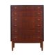 Teak chest of drawers, Danish design, 1960s, designer: Kai Kristiansen, man