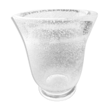 Daum vase bubbled 50s