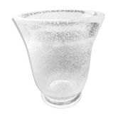 Daum vase bubbled 50s