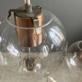 1960s 5-globe cascade chandelier by RAAK