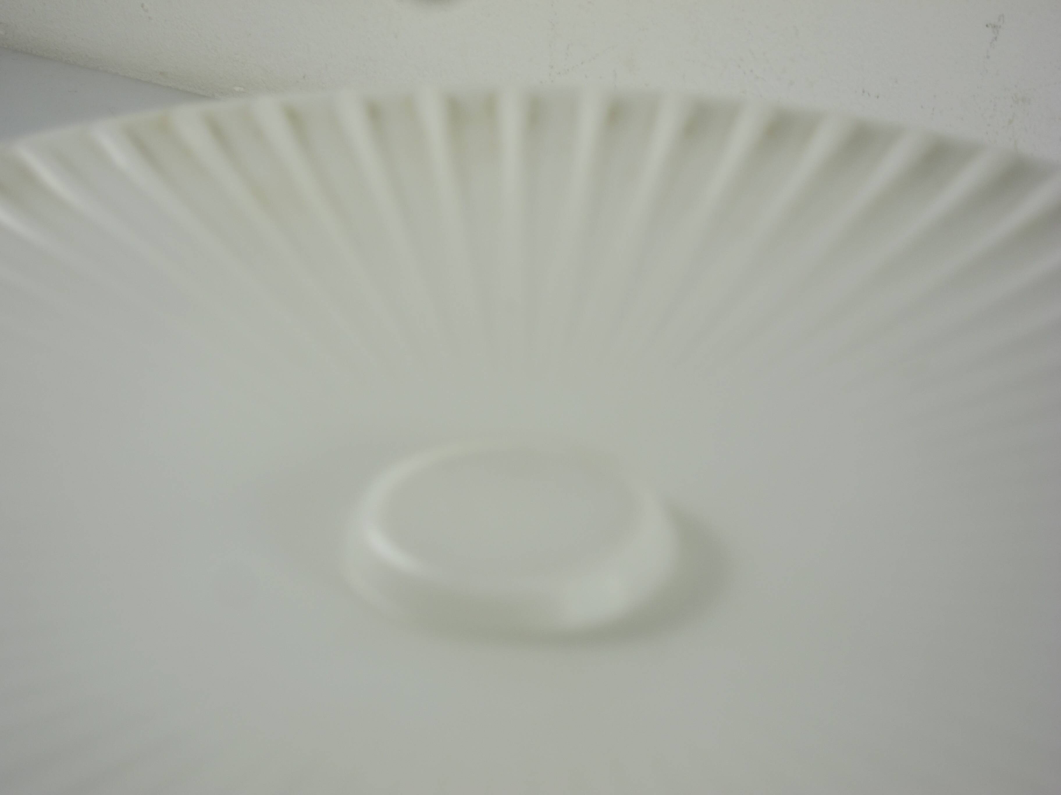 Set of Two 1930s German Art Deco Ceiling Lights, Wila Leuchten, Opal Glass