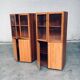 Torcello Series Display Cabinet Set by Afra & Tobia Scarpa for Stildomus, Italy, 1980s, Set of 2