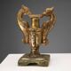 Antique vases in gilded and lacquered wood, Italy, 19th century