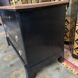 Restored Black Empire period chest of drawers