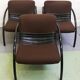 Suite de 3 chauffeuses Airborne