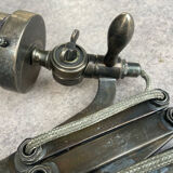 2 accordion scissors wall lights Cheoma in silver metal