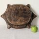 Antique wooden dish "Parat" India early 20th century