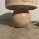 Wooden ball lamp