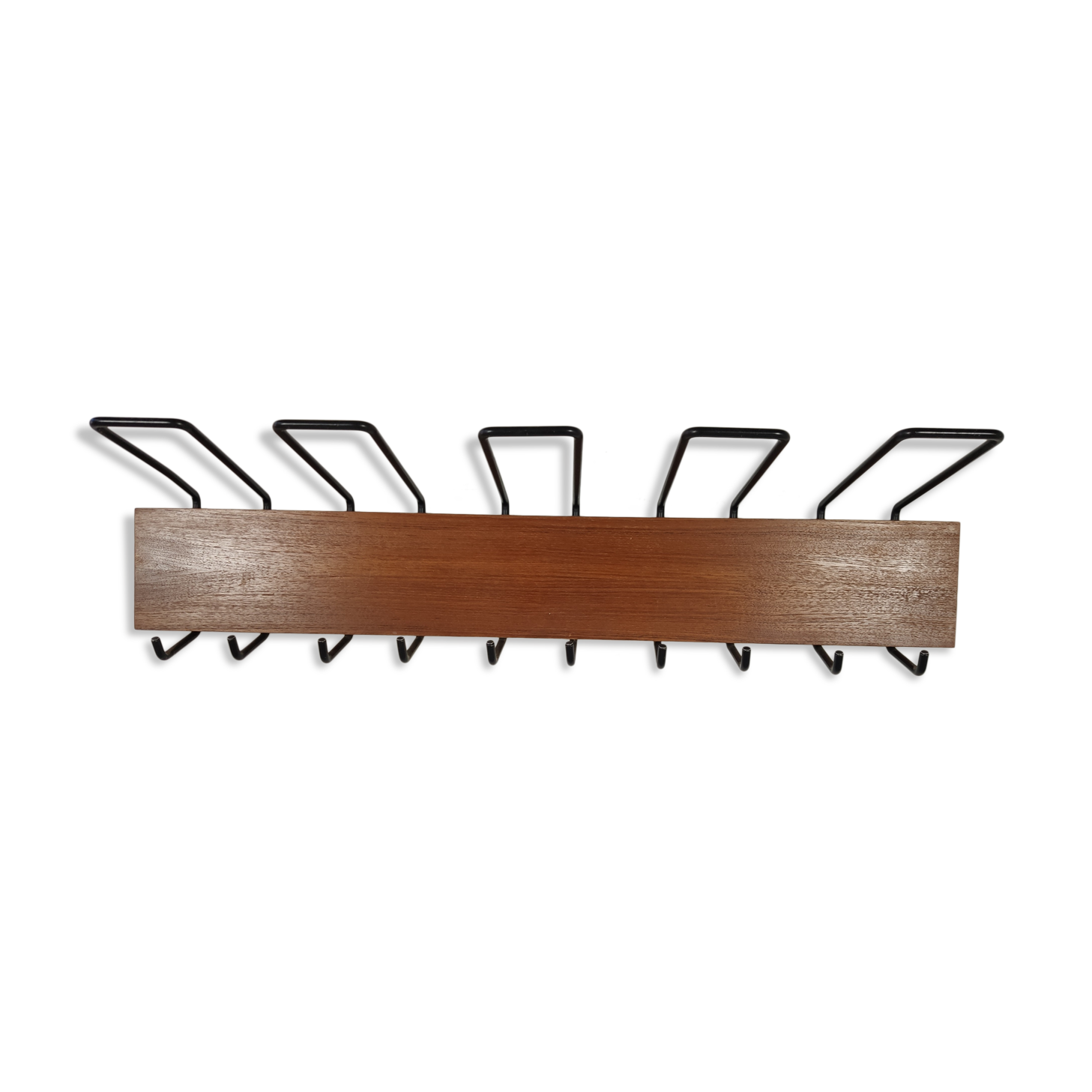 Scandinavian wall shelf in 60s teak
