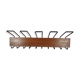 Scandinavian wall shelf in 60s teak