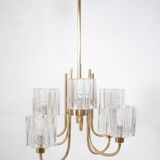 Lustre en Verre Cristal de Peill & Putzler, 1970s