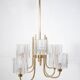 Lustre en Verre Cristal de Peill & Putzler, 1970s