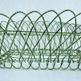 Twisted metal planter