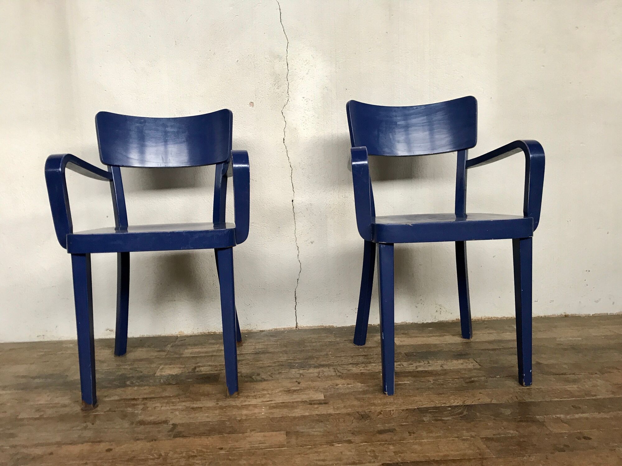 Paire de 2 fauteuils de bureau bout de table