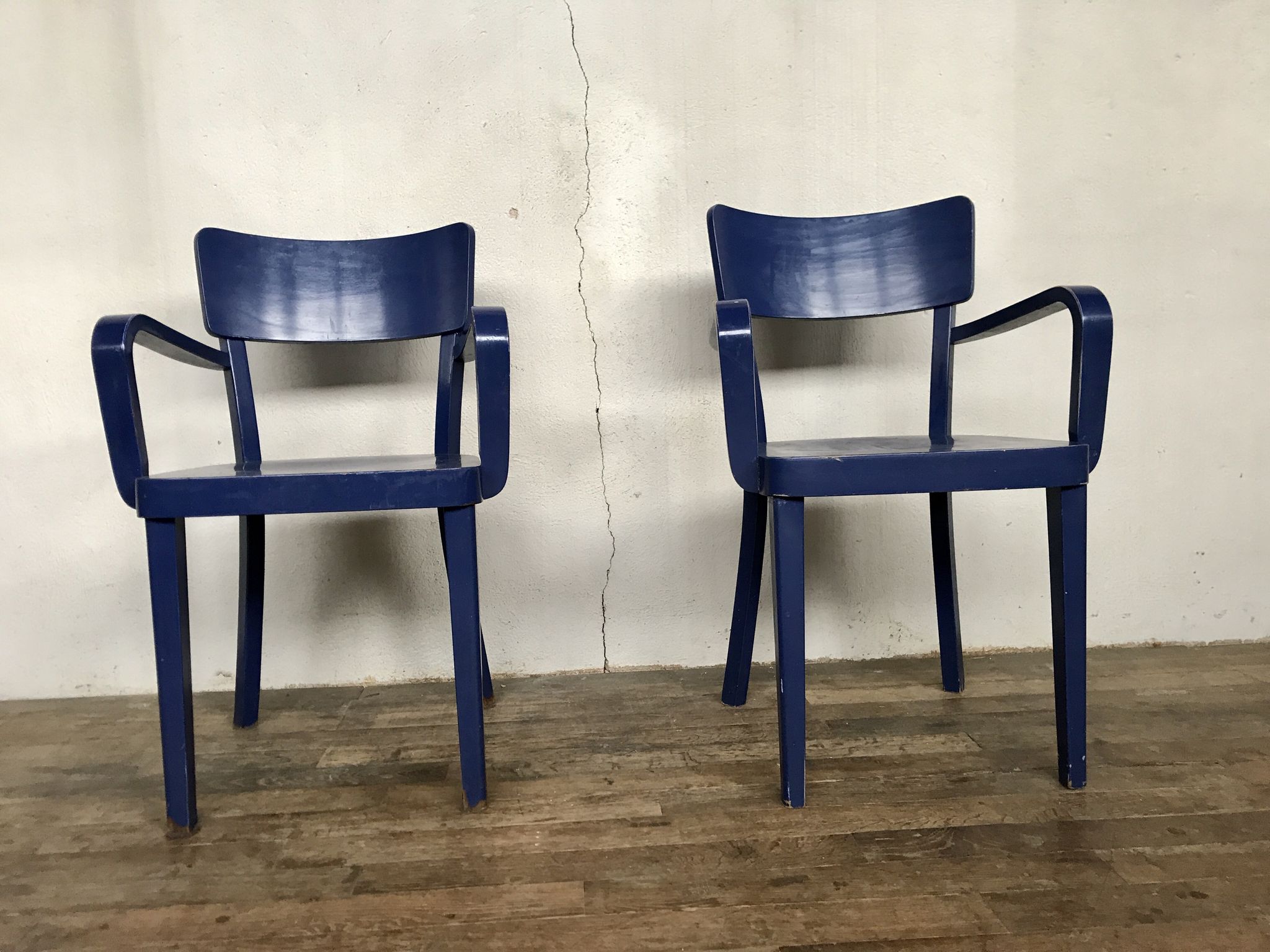 Paire de 2 fauteuils de bureau bout de table
