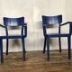 Paire de 2 fauteuils de bureau bout de table