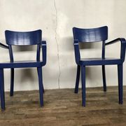 Paire de 2 fauteuils de bureau bout de table