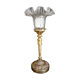 Bronze desk lamp Napoleon III style, crystal tulip, late nineteenth