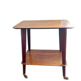 Table desserte pieds compas vintage 1950