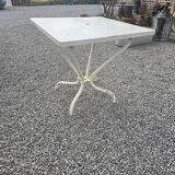 Iron garden table