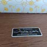 Vintage Scandinavian-style dressing table and chest of drawers by Claude Vassal, available at Magasins Pilotes.