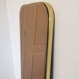 Amber mirror gold strapping  37x136cm