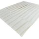 9x12 White & Cream Modern Striped Kilim Rug, 268c358Cm