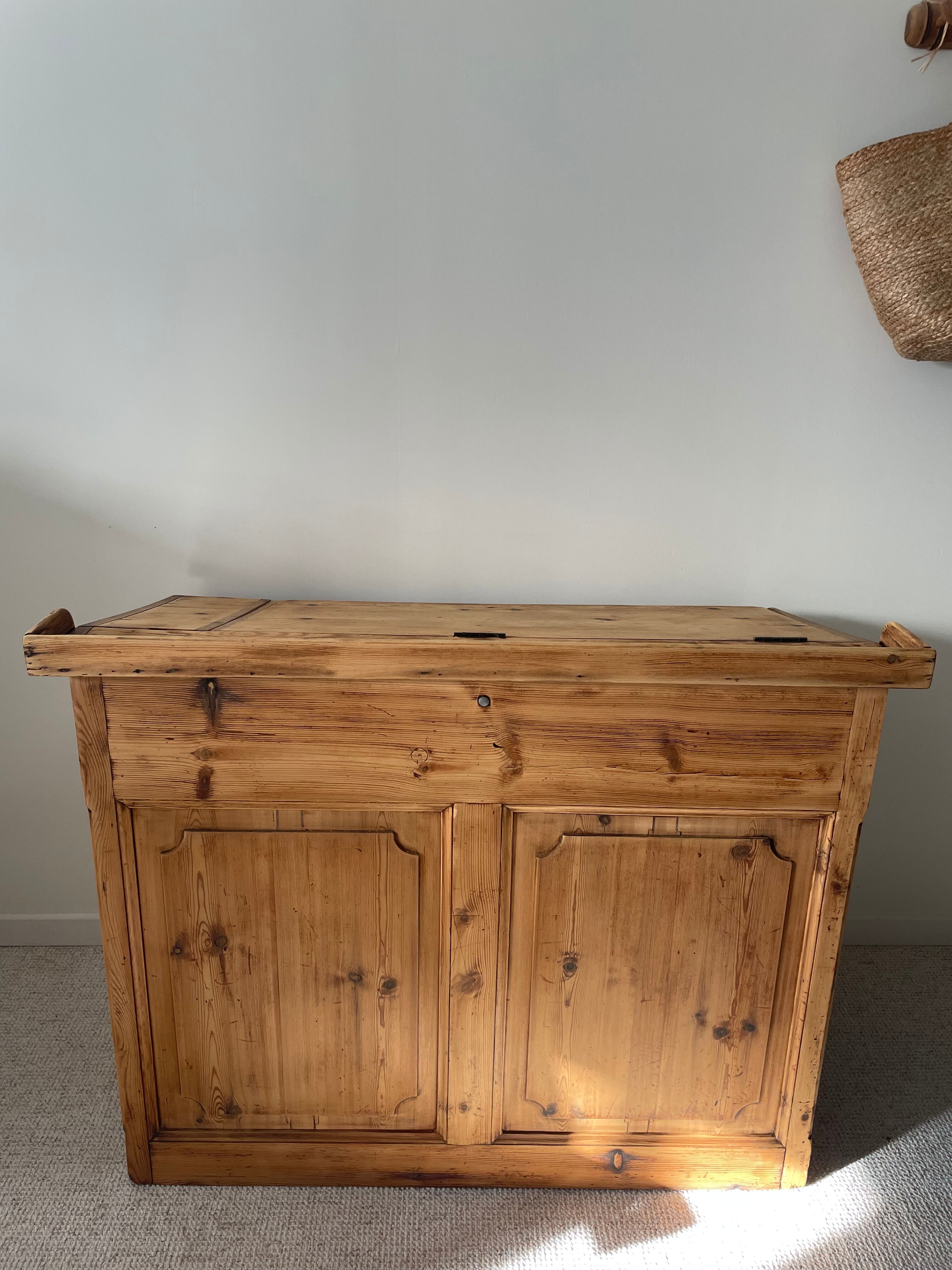 Old wood desk